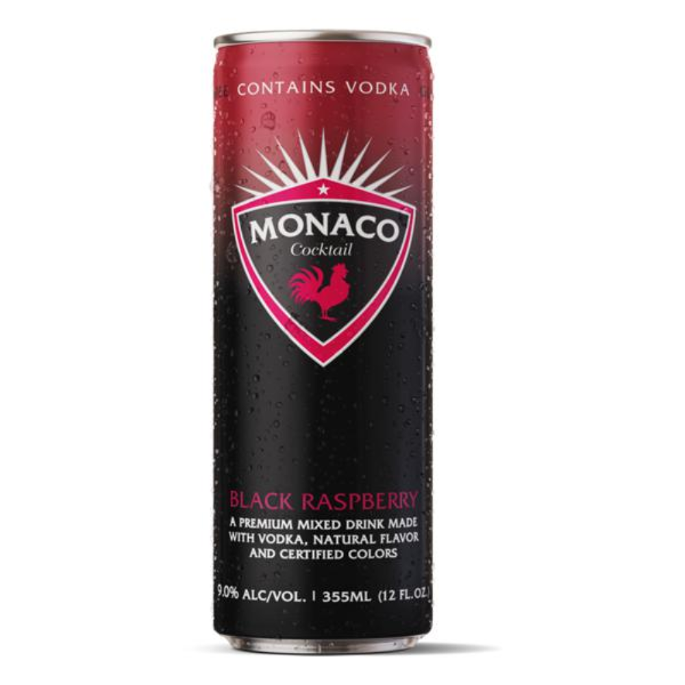 Monaco Raspberry Monaco Black Raspberry Cocktail 12oz Can — UPC 891278002304 — Go-UPC