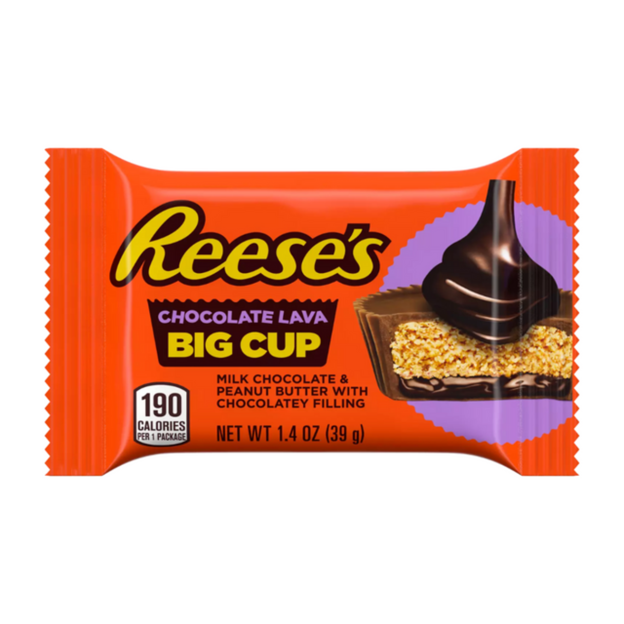 Reese’s Peanut Butter Big Cup Chocolate Lava (16 X 39g)