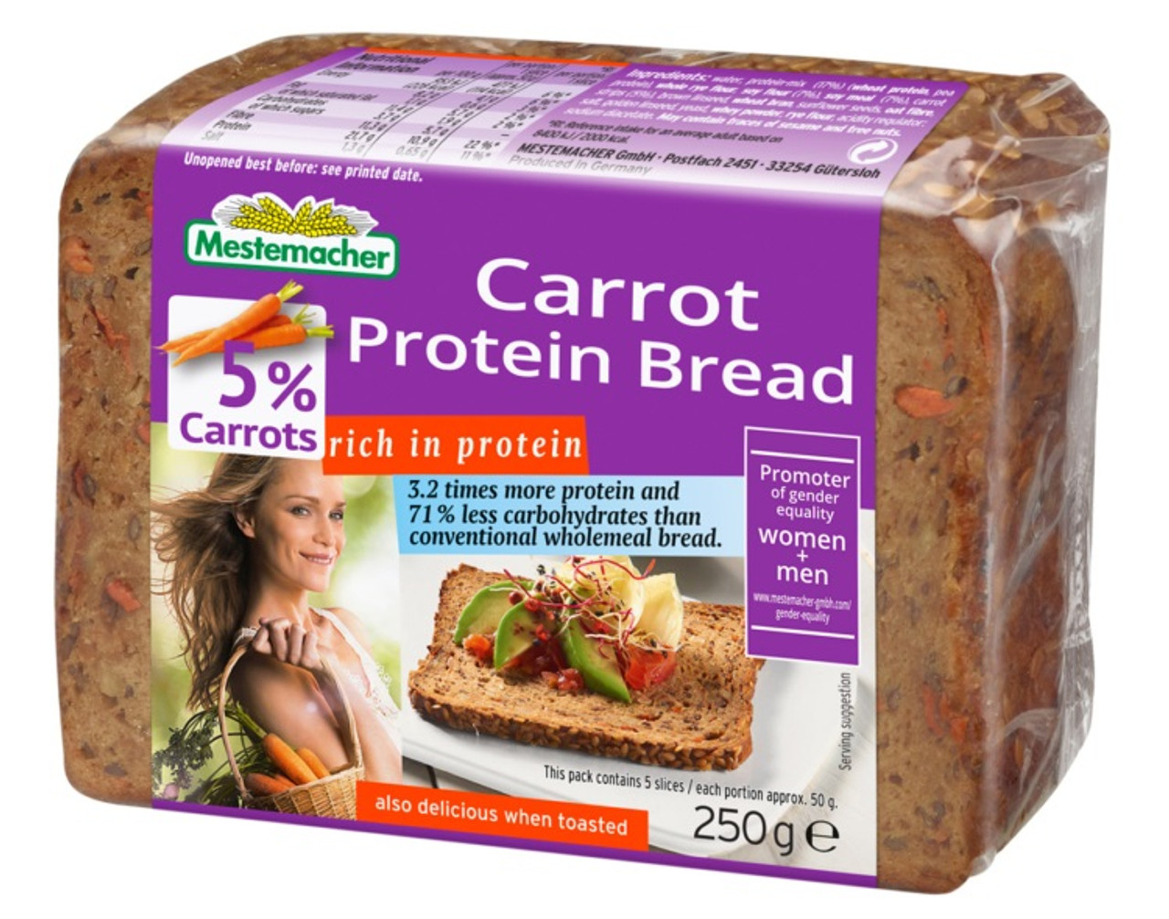 Carrot Protein Bread, Carrot