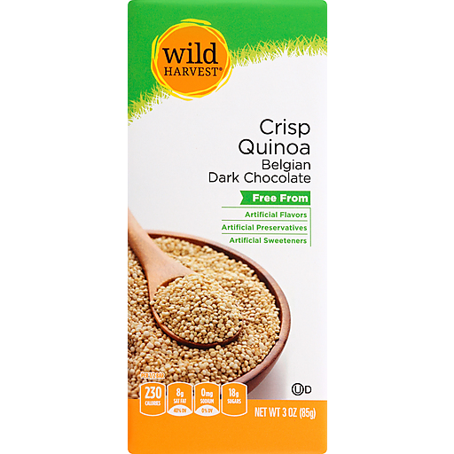 Wild Harvest, Crisp Quinoa Belgian Dark Chocolate