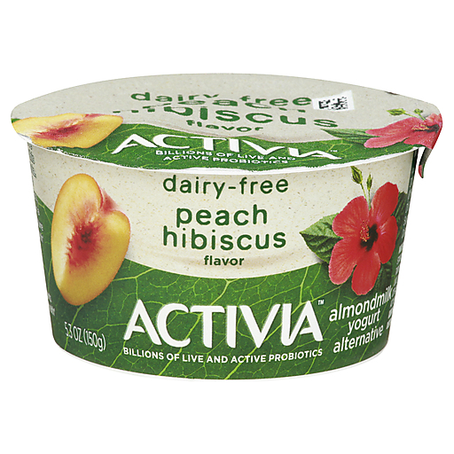 Peach Hibiscus Flavor Almondmilk Yogurt Alternative, Peach Hibiscus
