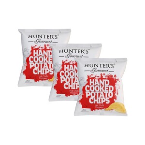 Hunters Gourmet Hand cooked Potato Chips ASSTD 40gm x 3