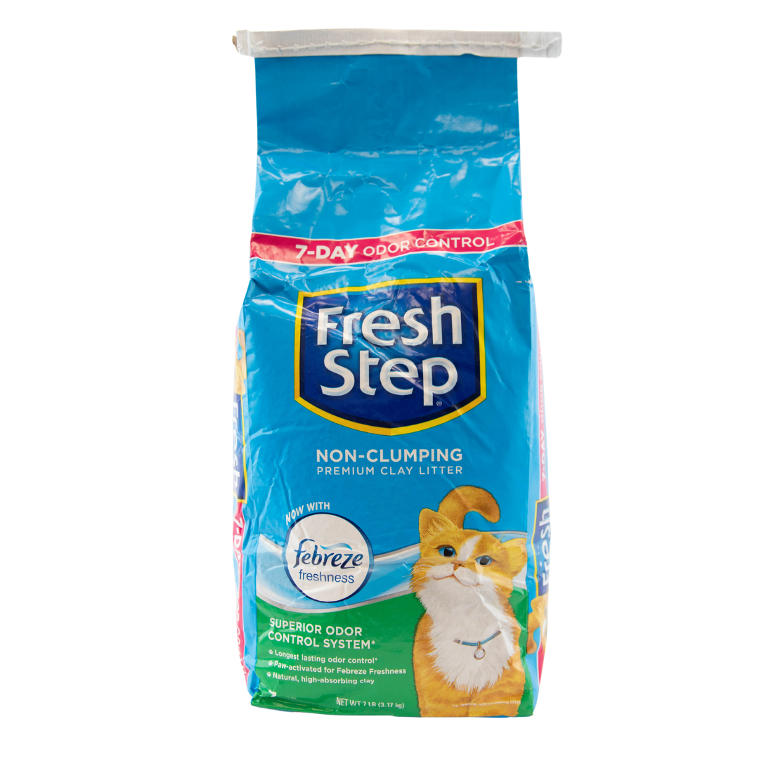 Fresh Step Non Clumping Clay Cat Litter Scented, 7 Lb Bag