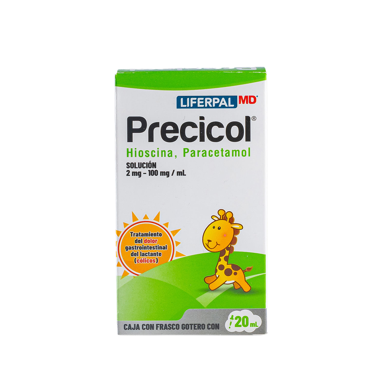 Photo of Precicol Gotas (Hioscina/Paracetamol) 2Mg/100Mg/Ml 20 Ml