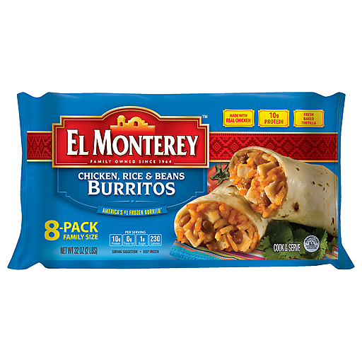 Burritos, Chicken, Rice & Beans