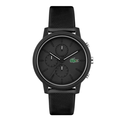 Lacoste Chronograph Watch Schwarz Schwarz, Men's, Size: One Size