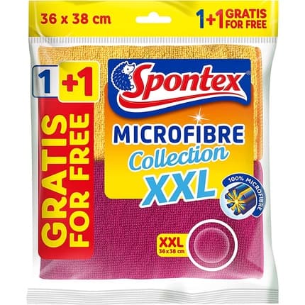 BAYETA MICROFIBRAS SPONTEX XXL P-1+1