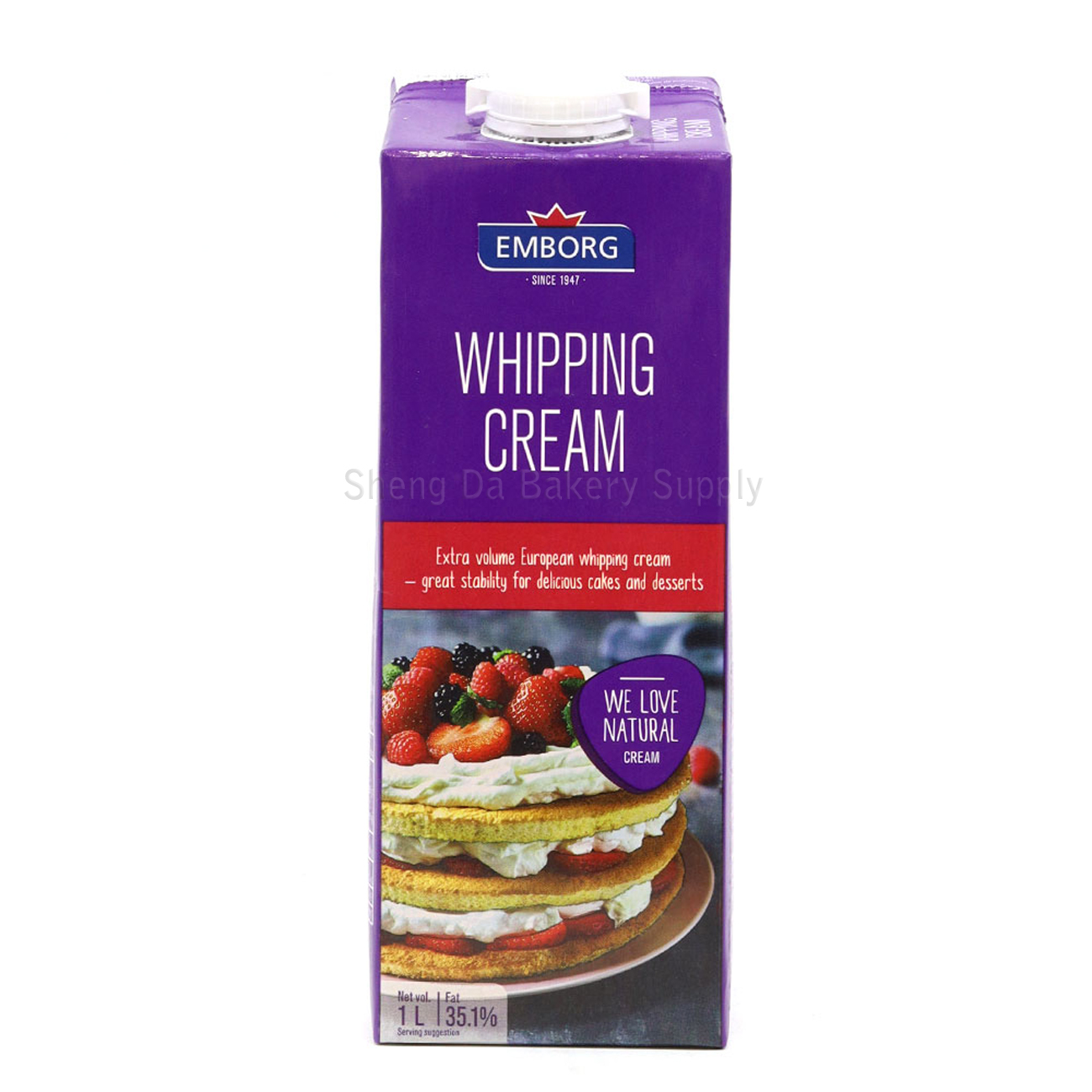 เอ็มบอร์ก Emborg Whipping Cream 1ltr