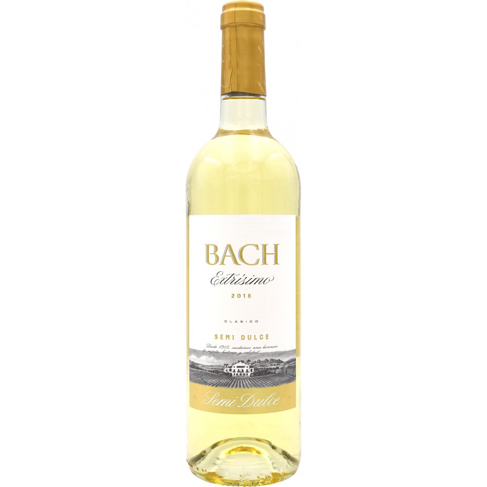 VINO BACH BLANCO SEMI EXTR.DO CAT.75 CL.