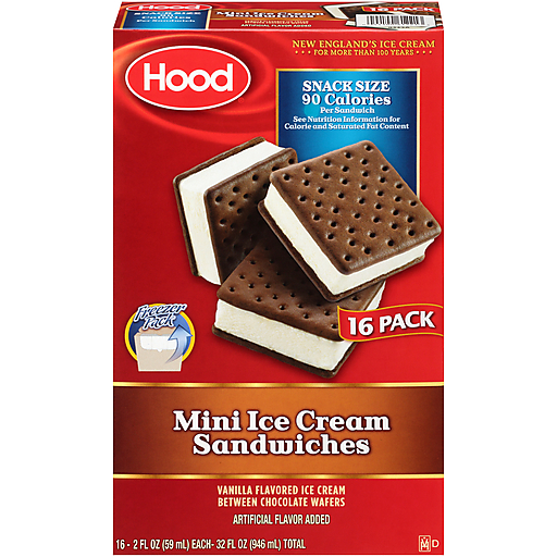 Photo of Hood Vanilla Mini Ice Cream Sandwiches