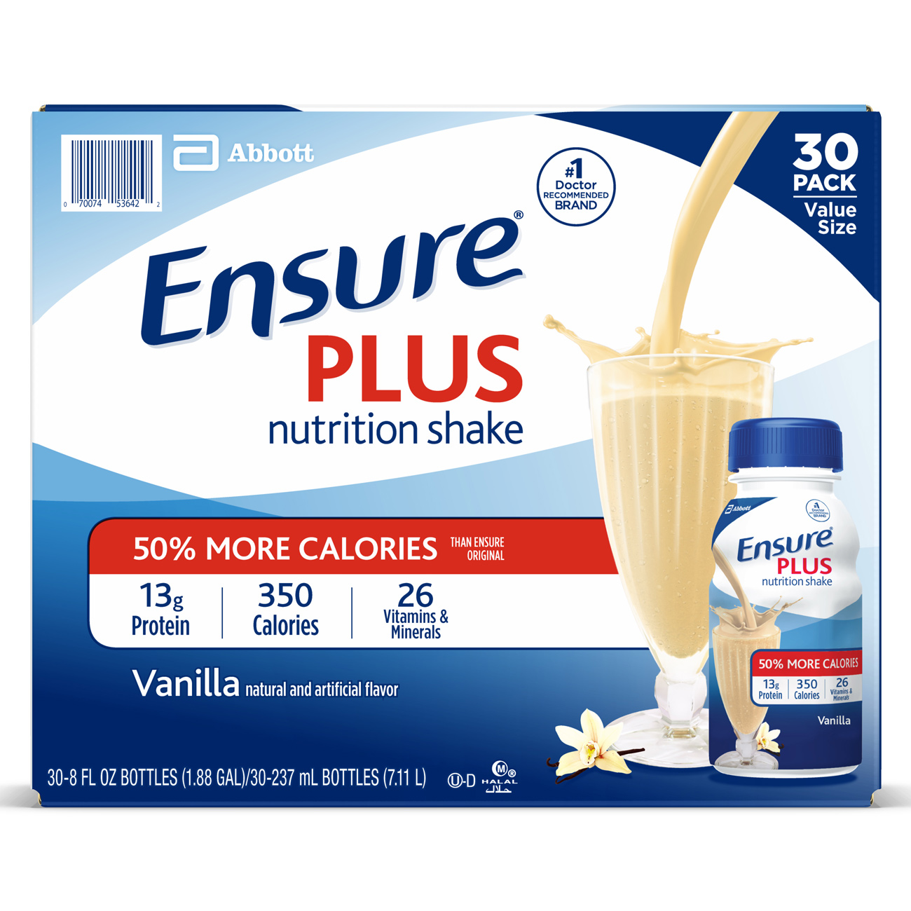 Plus Nutrition Shake, Vanilla