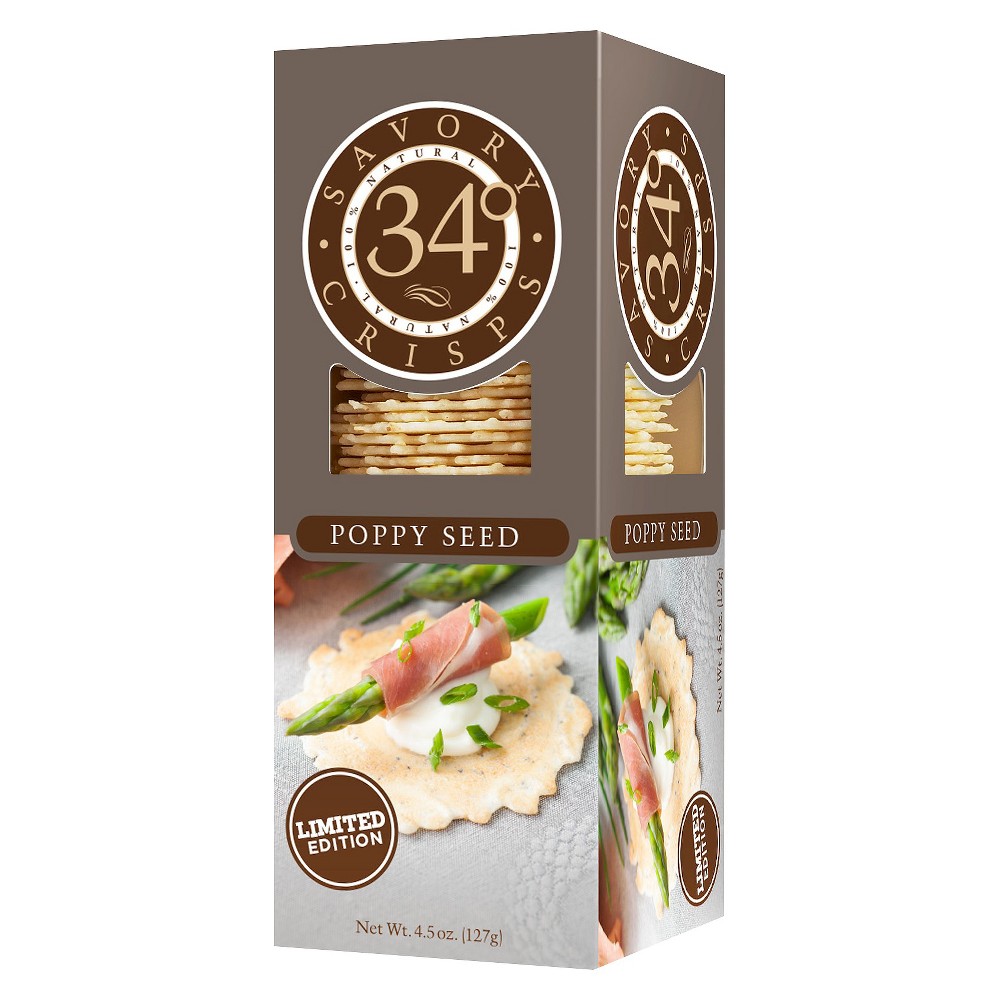 Poppy Seed Savory Crisps