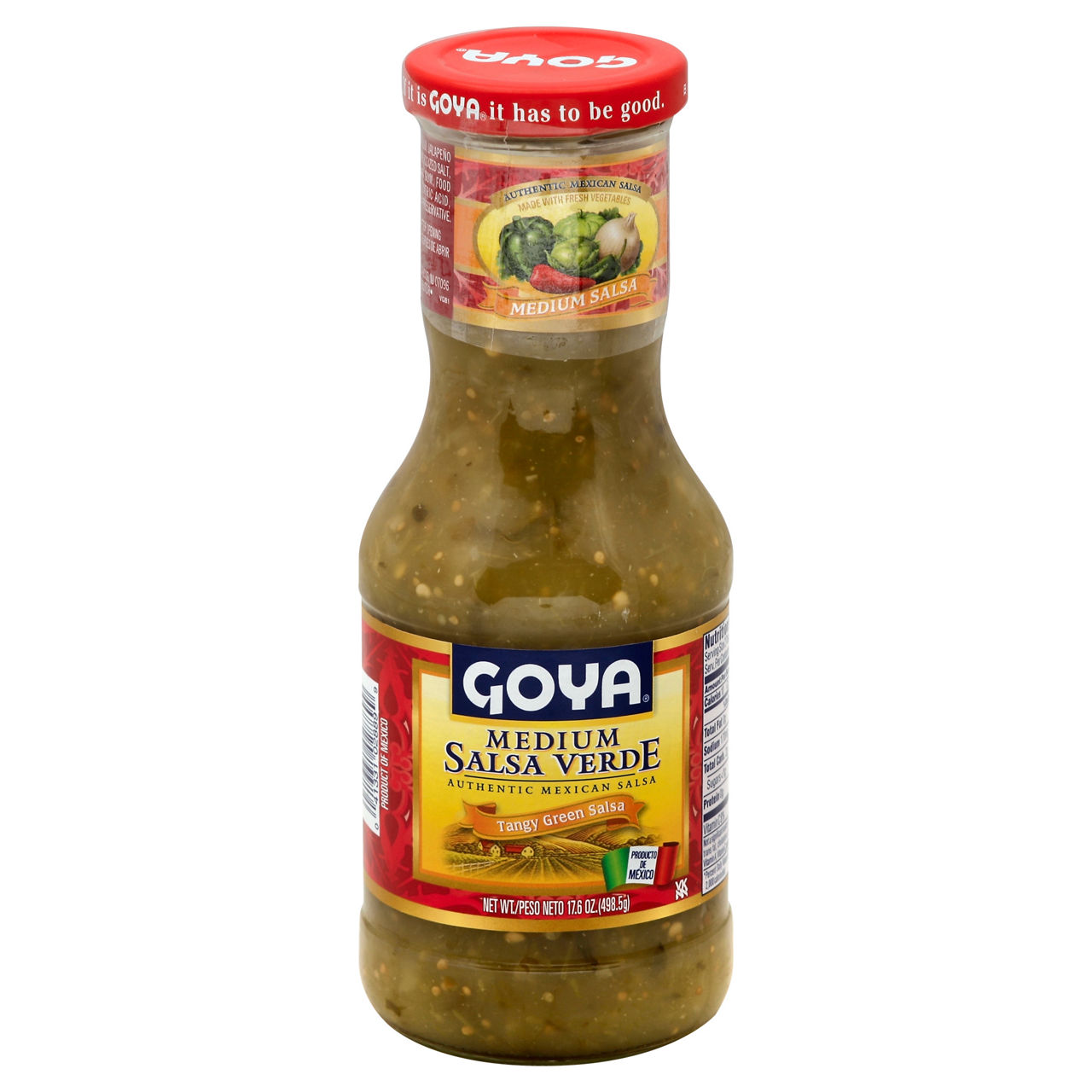 Photo of Goya Tangy Green Salsa Verde Medium 17.6 Oz