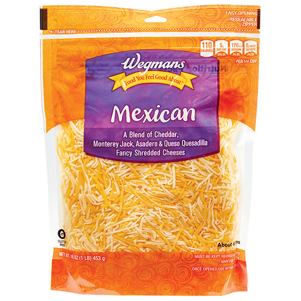 Wegmans Mexican Fancy Shredded Cheese