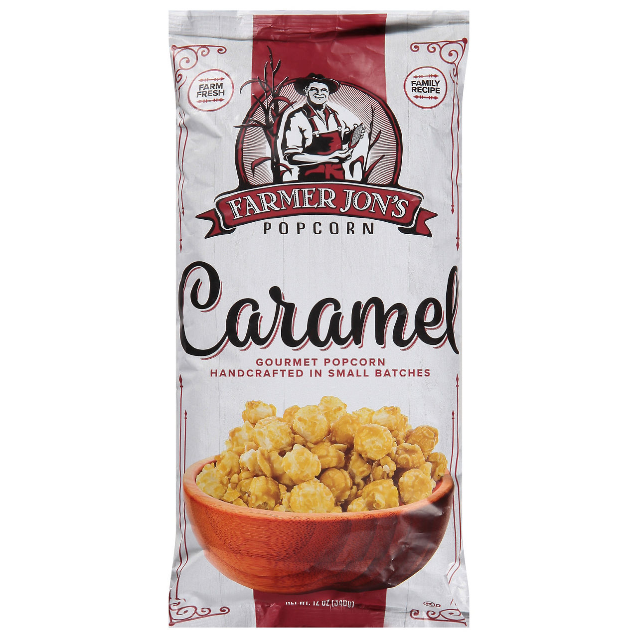 Photo of Farmer Jon's Popcorn Caramel Corn- 12oz Bag