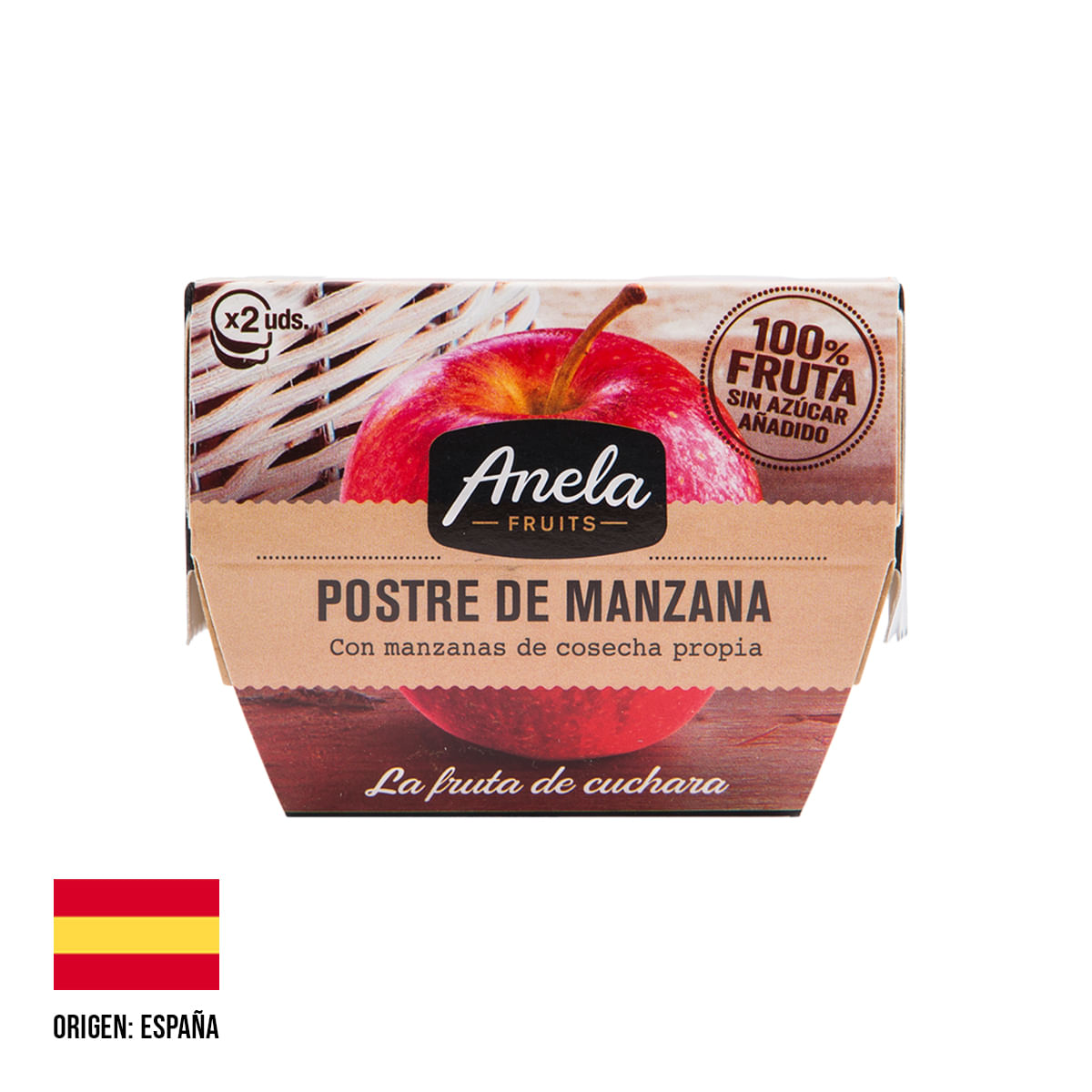 POSTRE 100% MANZANA ANELA P-2 100 GR