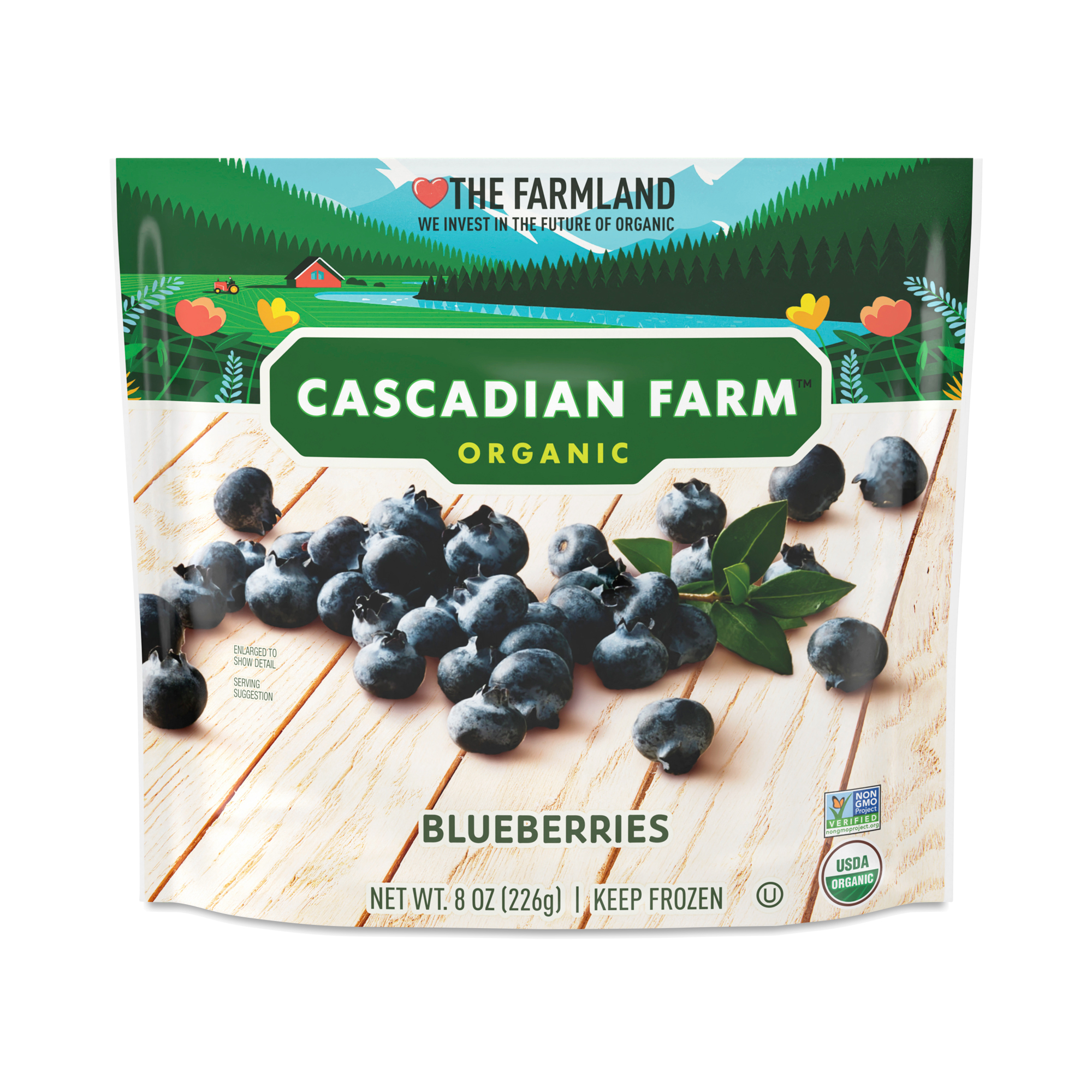 Photo of Cascadian Farm Organic Blueberries 8 Oz Bag