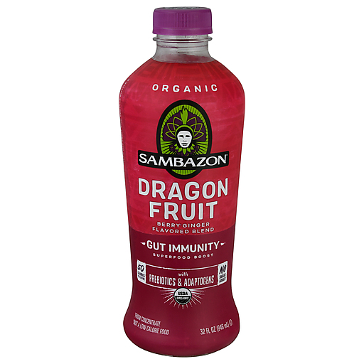Dragon Fruit Organic Berry Ginger Flavored Blend, Dragon Fruit
