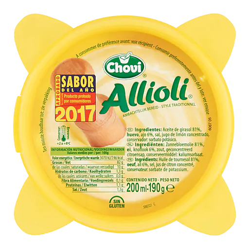 ALLIOLI CHOVI MORTERO 180 ML