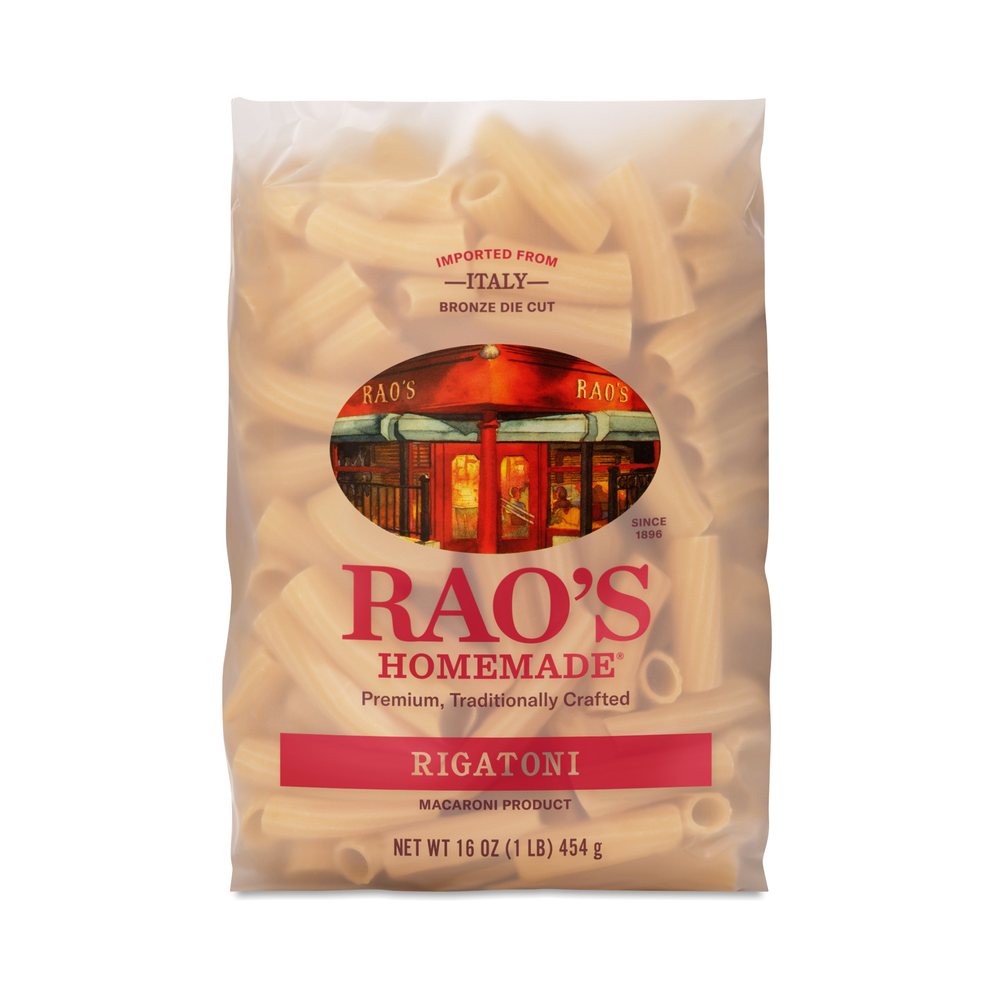 Rao's Homemade Rigatoni Pasta 16 Oz. Bag
