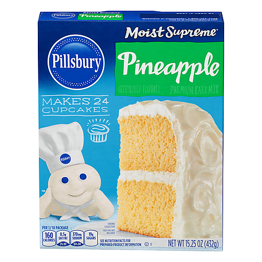 Pineapple Flavored Premium Cake Mix, Pineapple