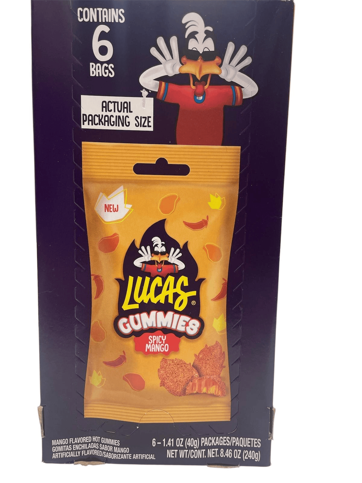 Lucas Gummies- Spicy Mango-6 Bags