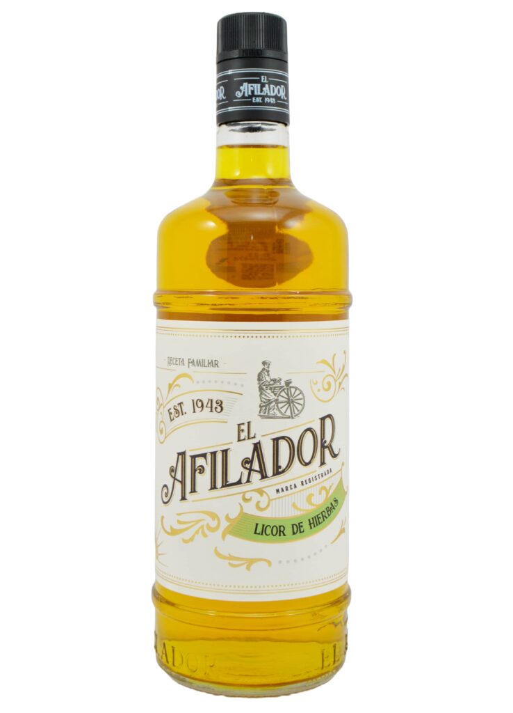 ORUJO EL AFILADOR HIERBAS 1 L. 32^