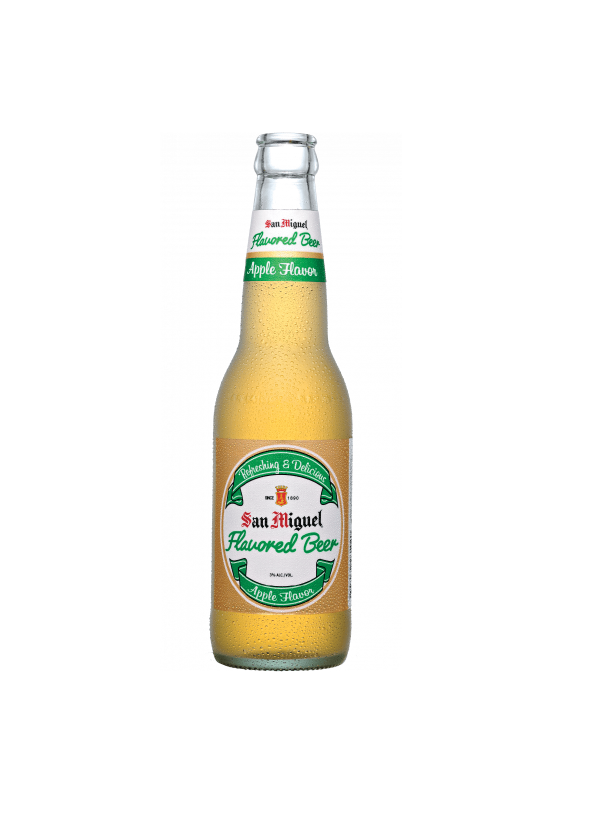 Im Mart Korean Grocery San Miguel Flavored Beer Apple Flavor 330mL
