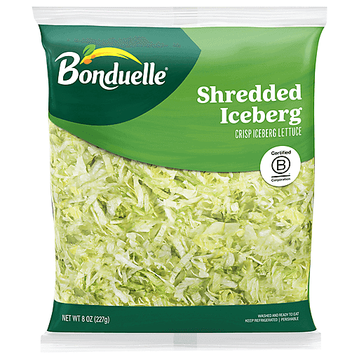 Shredded Lettuce Crisp Iceberg Lettuce