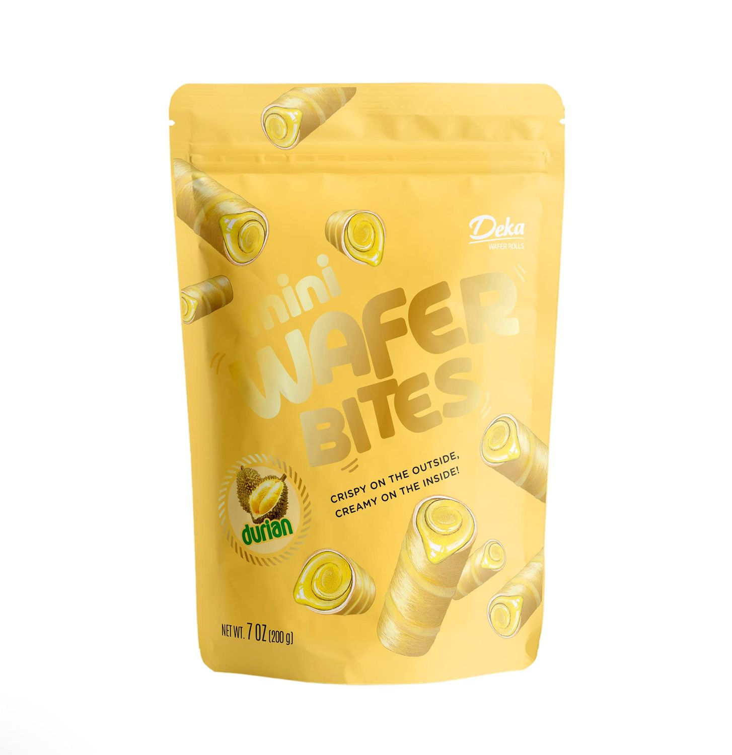 Deka Mini Wafer Bites Durian Flavor