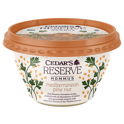 Cedar's Reserve Mediterranean Pine Nut Hommus, 10 Oz