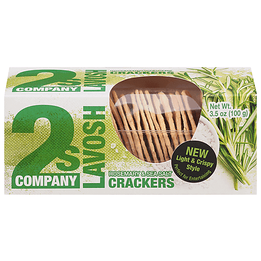 Rosemary & Sea Salt Lavosh Crackers, Rosemary & Sea Salt Lavosh
