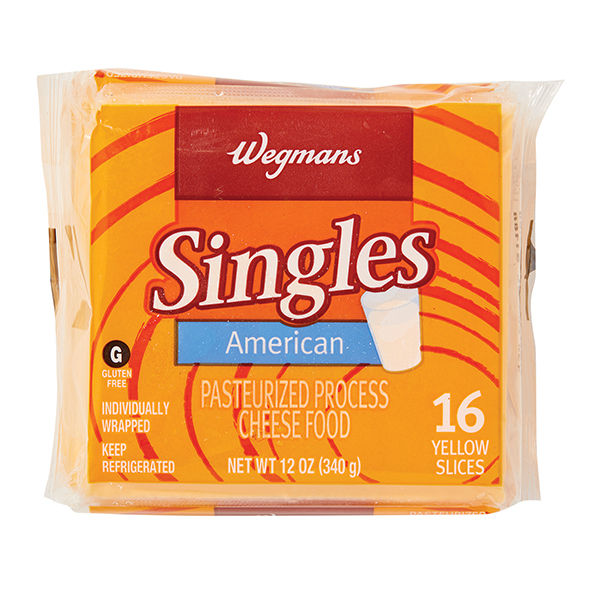 American Singles Pasteurized Process Cheese Food, American