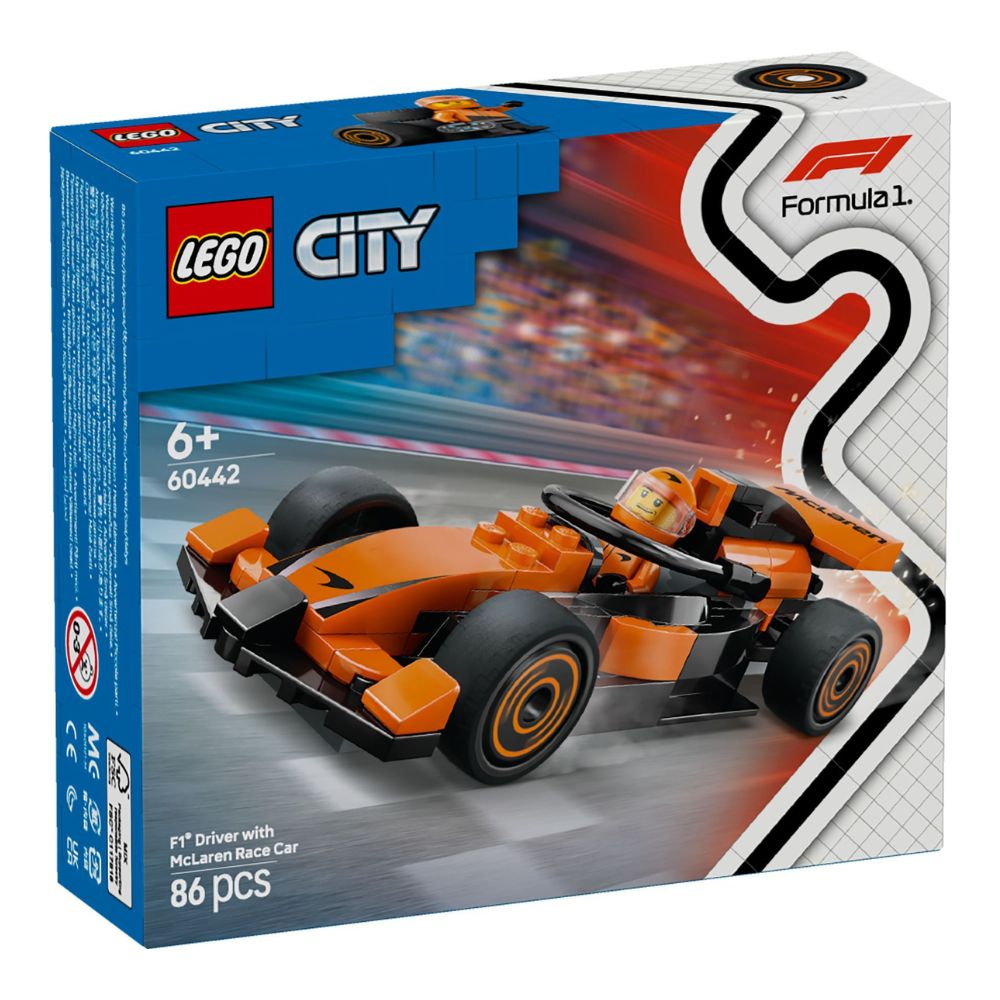 Lego City F1 Driver With McLaren Race Car 60442