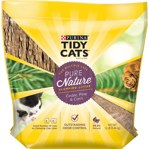 Photo of Tidy Cats Pure Nature Cedar, Corn & Pine Clumping Litter