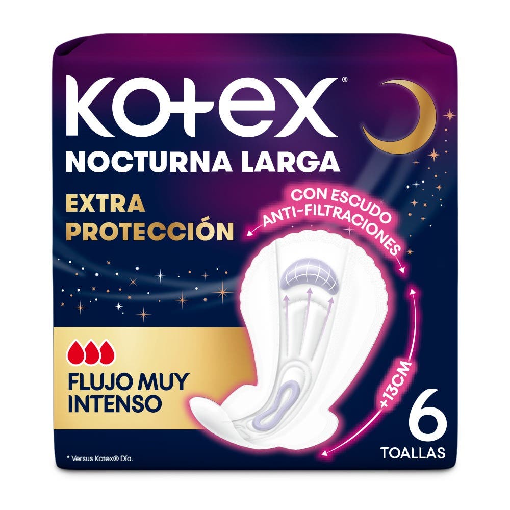 Photo of Kotex Toalla Nocturna 3d 6 Unidades