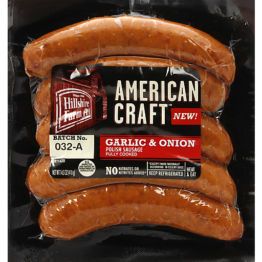 Garlic & Onion Polish Sausage