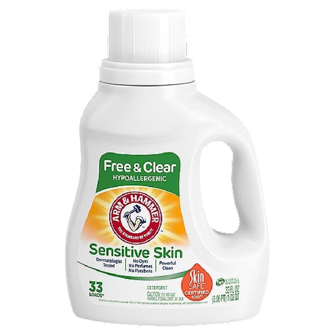 Photo of Arm & Hammer Detergent, Sensitive Skin, Free Clear 33 Fl Oz