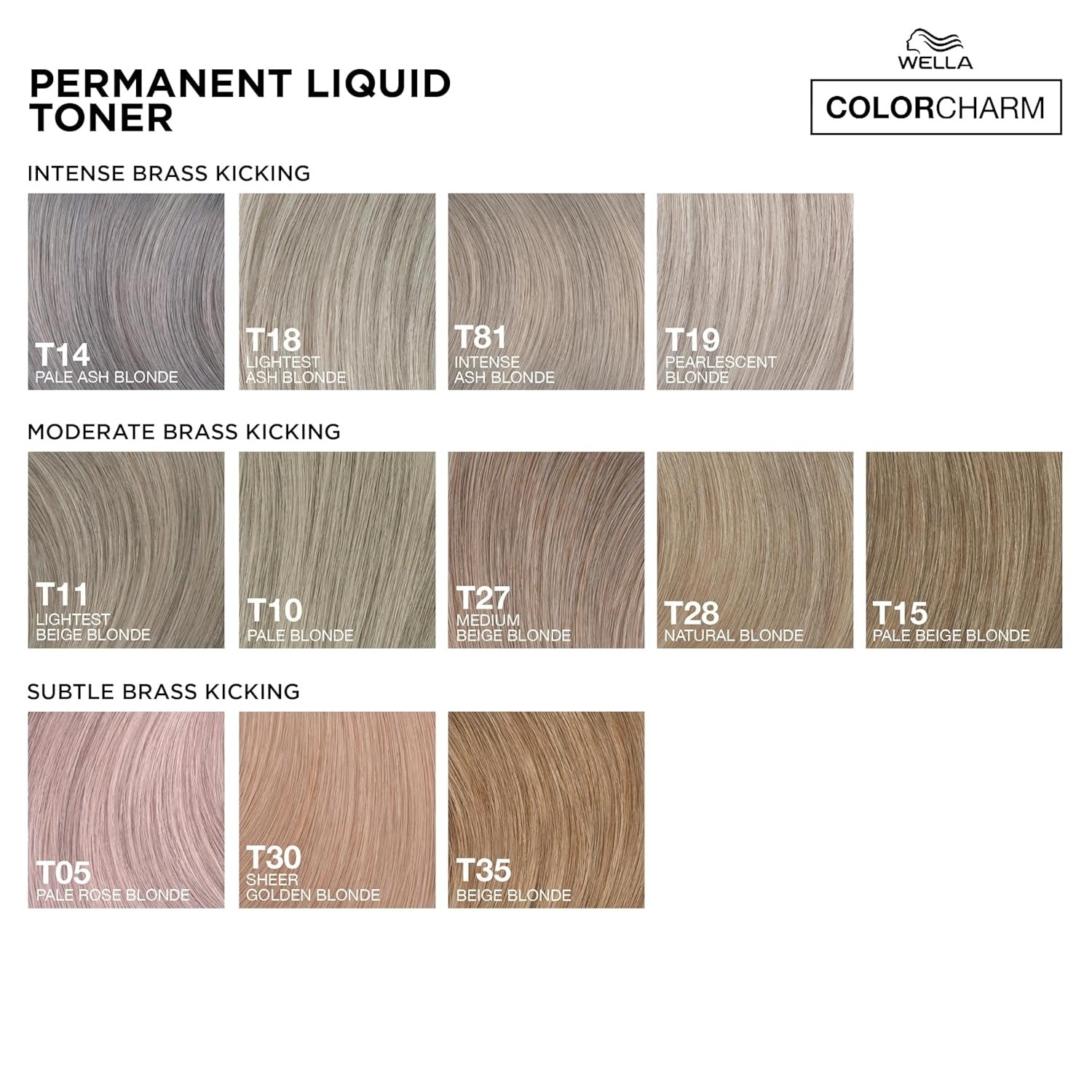 Photo of Wella Color Charm Permanent Liquid Toner T27 Medium Beige Blonde 1.4 Oz