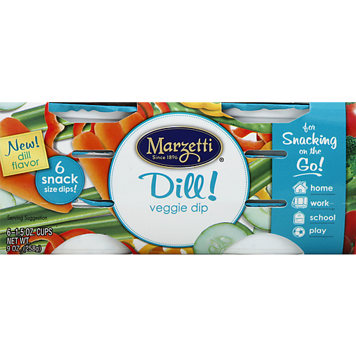 Dill Veggie Dip Singles, Dill