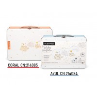 MALETA METÀLICA DREAMS BLAVA SUAVINEX