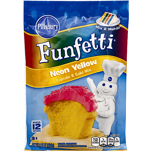 Neon Yellow Cupcake & Cake Mix, Neon Yellow