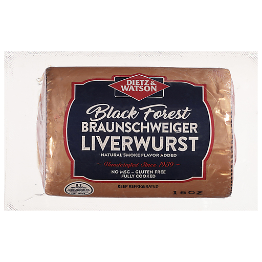 Photo of Dietz & Watson Black Forest Braunschweiger Liverwurst