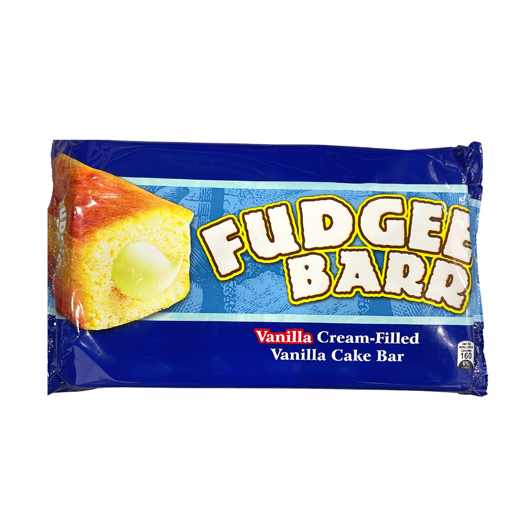 Fudgee Barr Bar Vanilla Cake