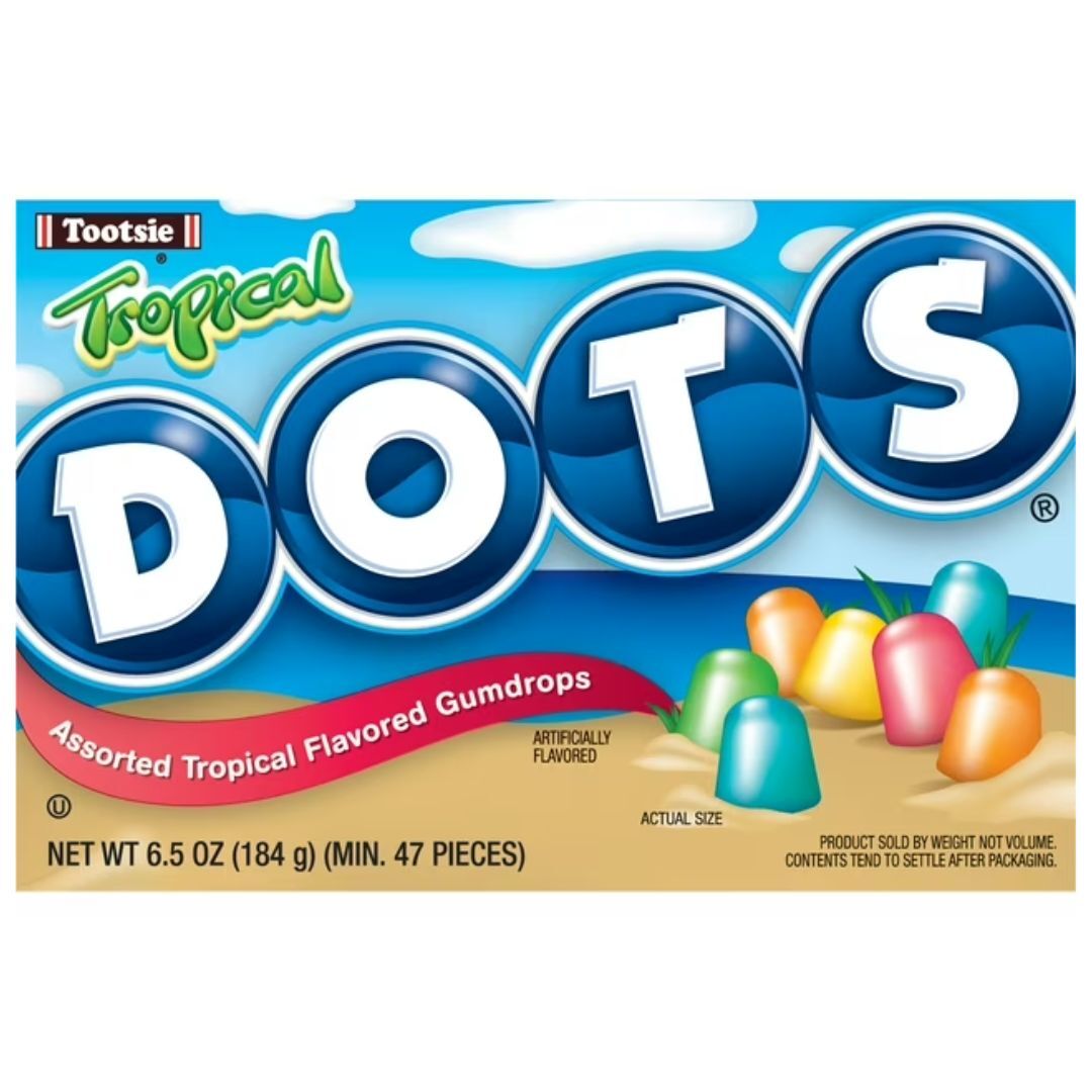 Assorted Tropical Flavored Gumdrops, Assorted Tropical