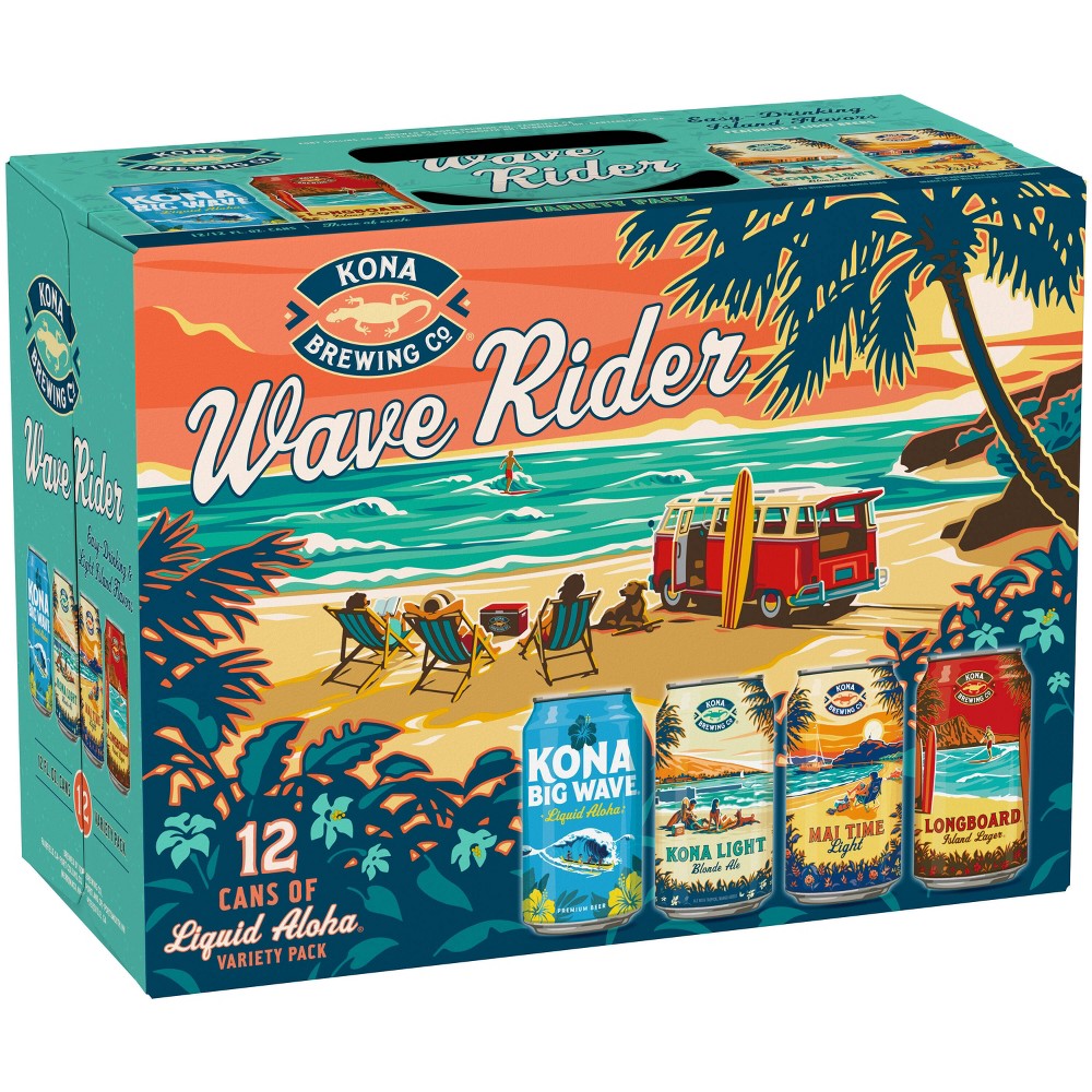 Photo of Kona Brewing Co. Beer, Wave Rider, Variety Pack