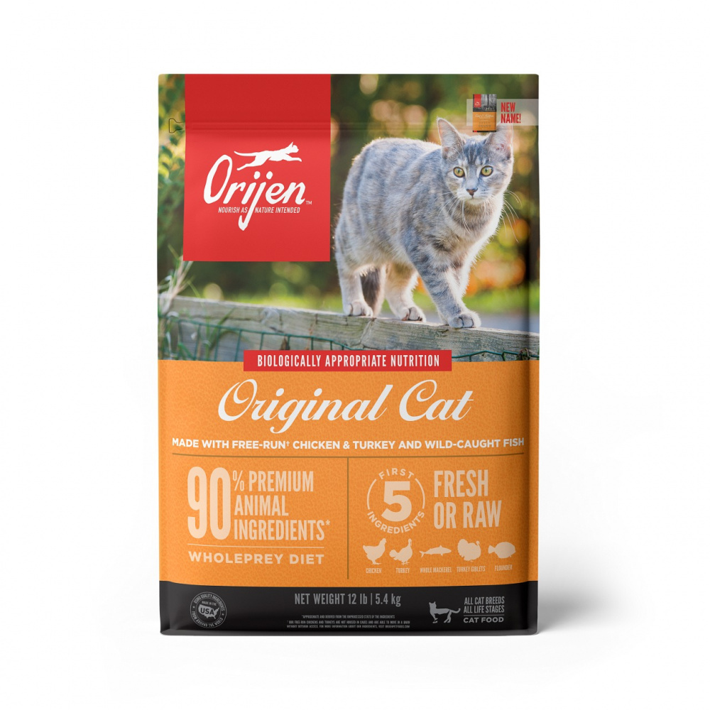 Orijen Original Grain-Free Dry Cat Food 4 Lb