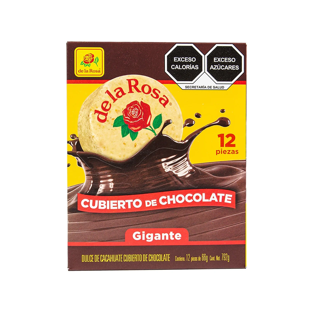 Eurotruck Mexico De La Rosa Mazapán Gigante Con Chocolate – Unidad – 1 – 12 – 792 G