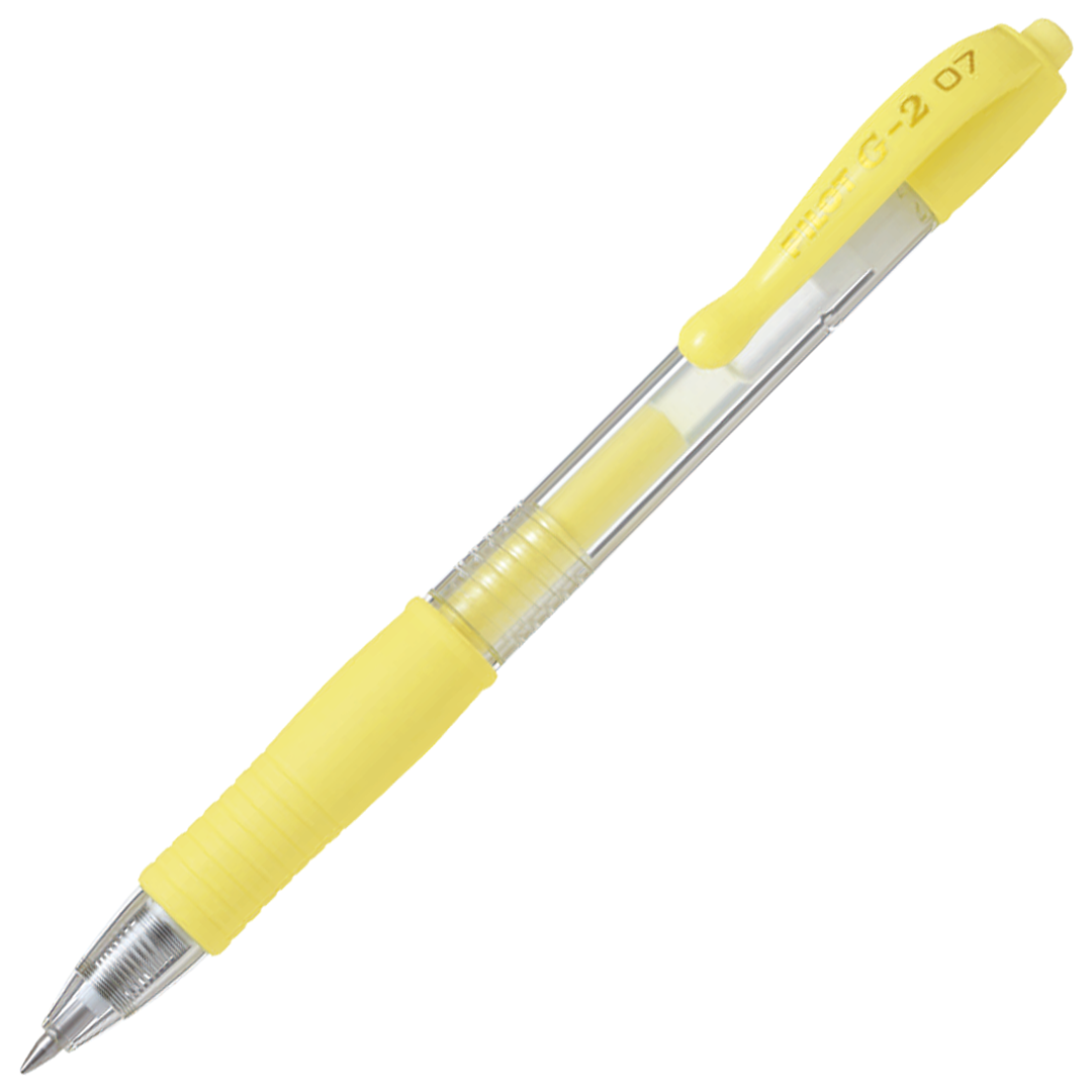 Photo of Pilot G2 Gel Pen 0.7mm Pastel Yellow