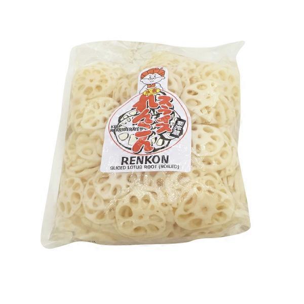 Sliced Lotus Root Boiled